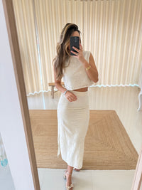 Conjunto mermaid branco