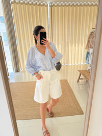 Bermudas ganga brancas