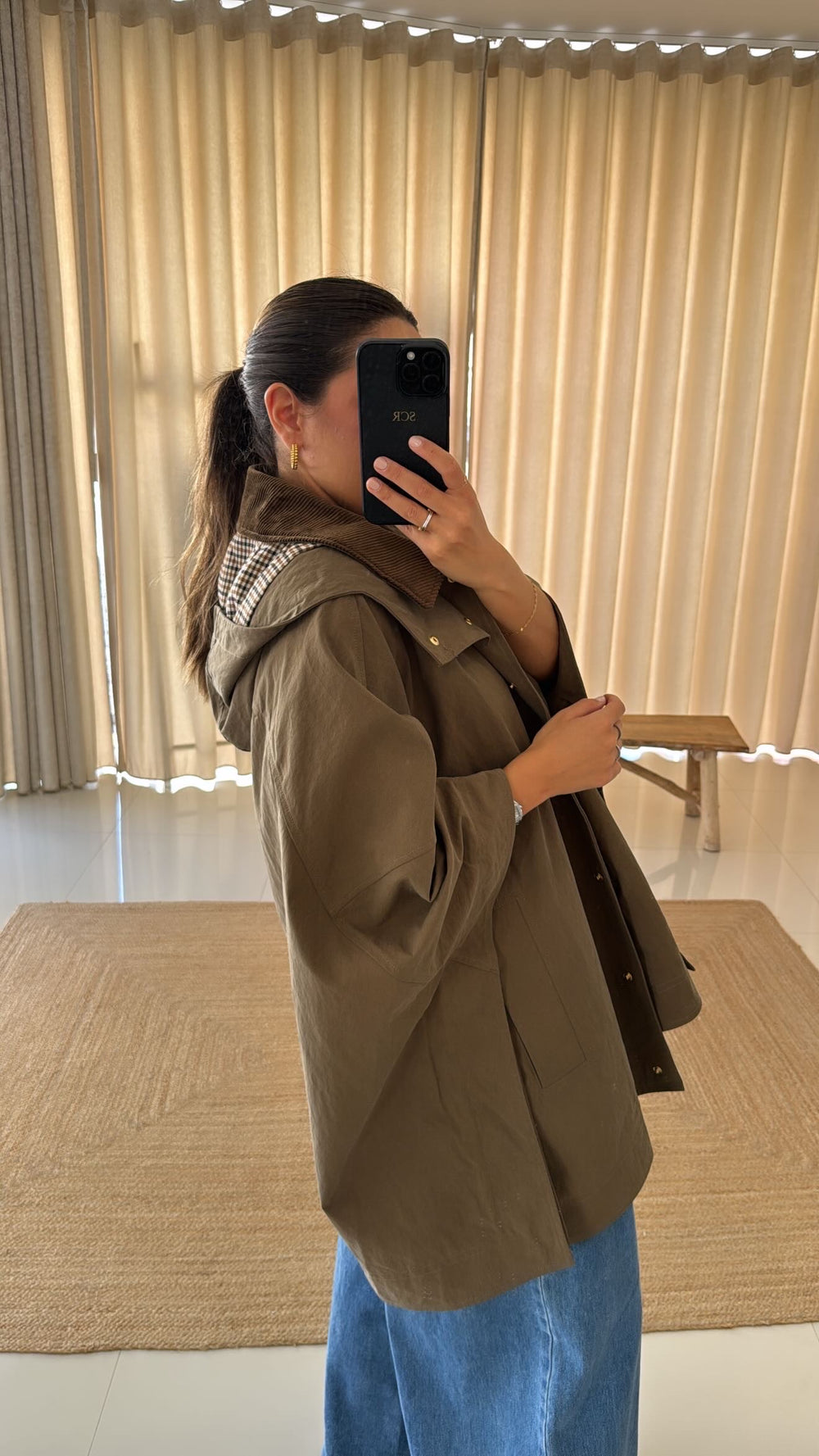Parka verde caqui