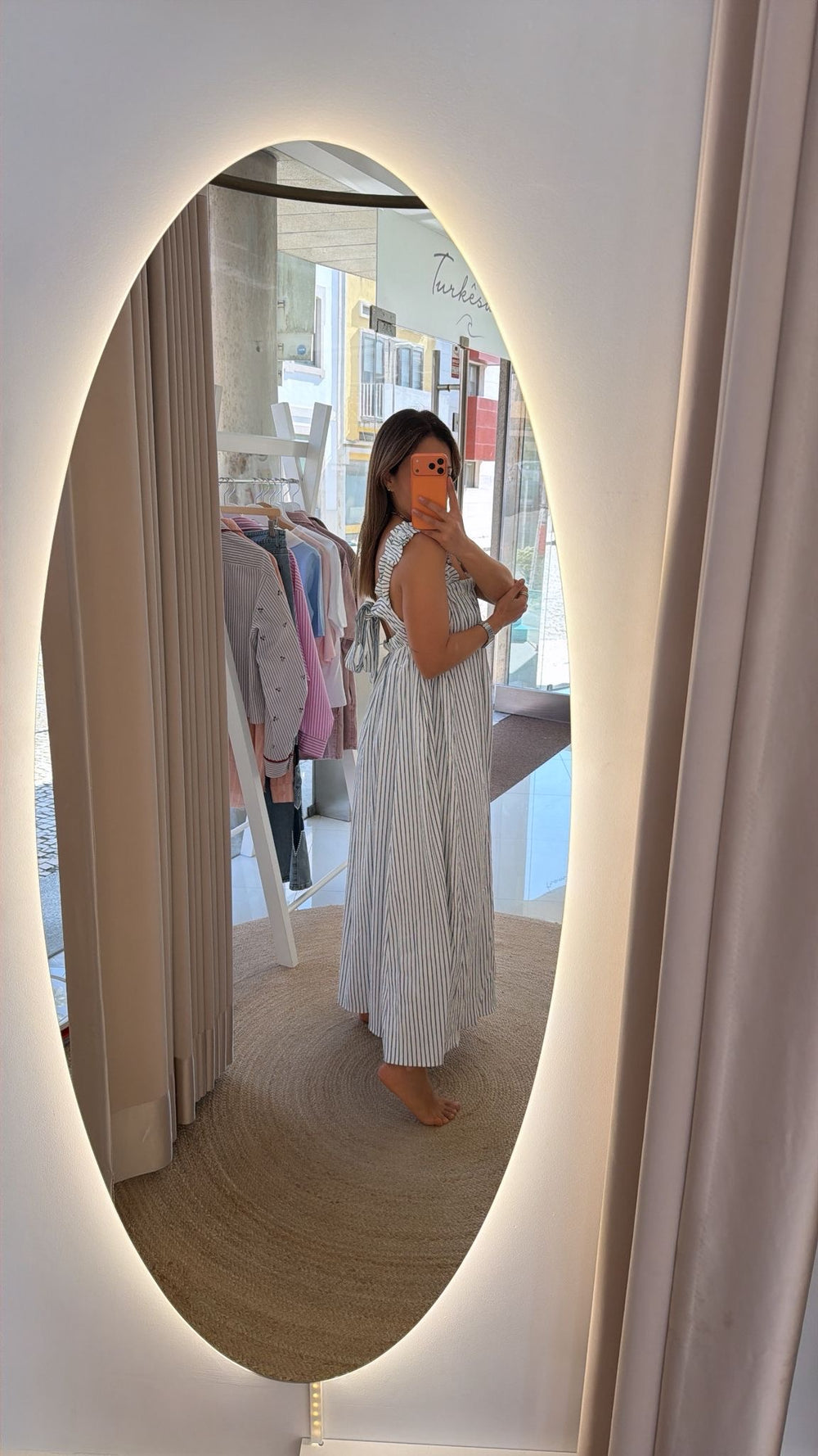 Vestido laçada