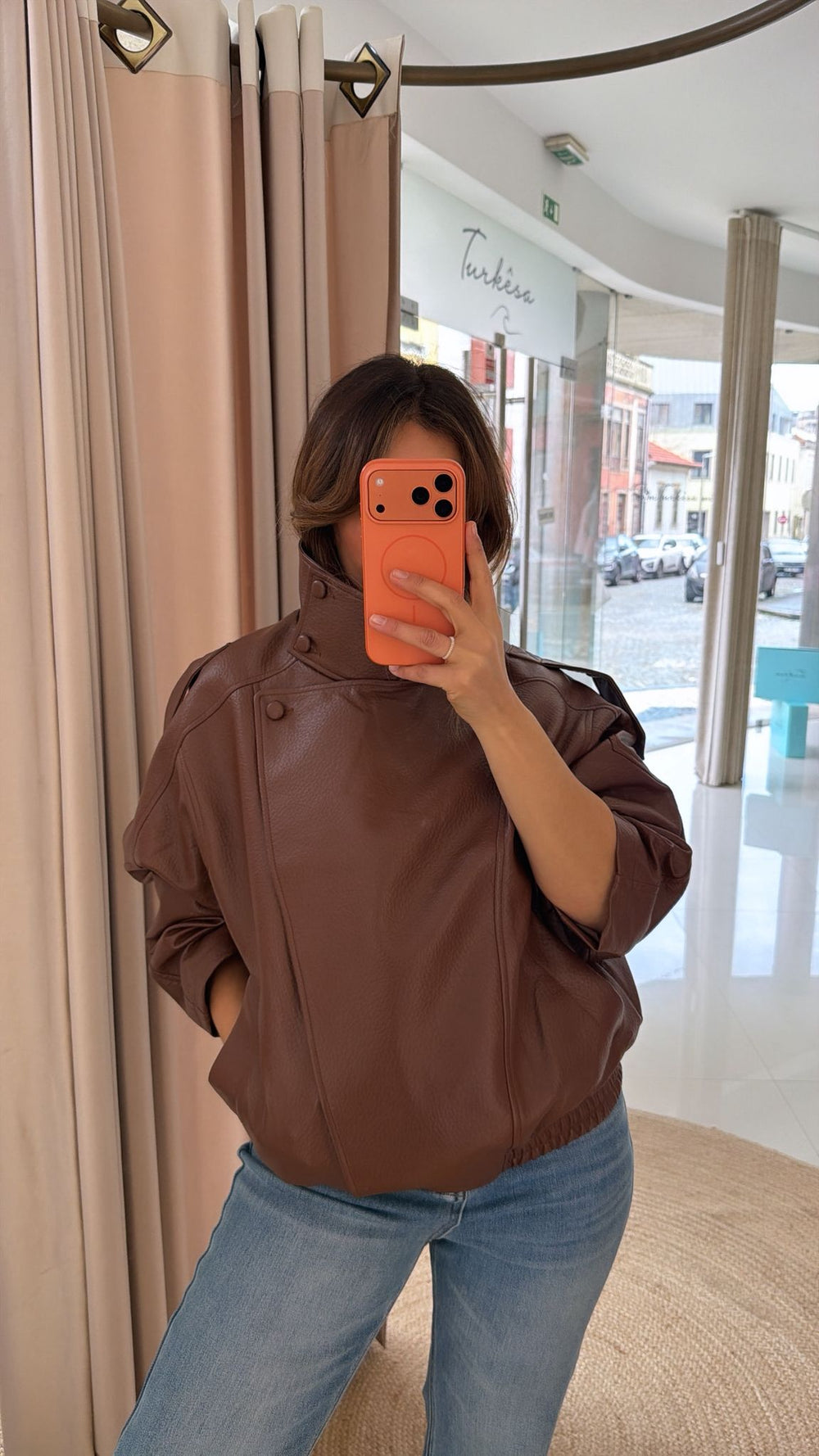 Casaco Castanho