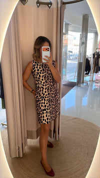 Vestido animal print