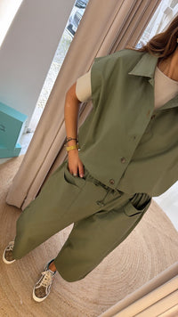 Macacão verde militar