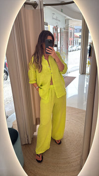 Conjunto de linho Lima