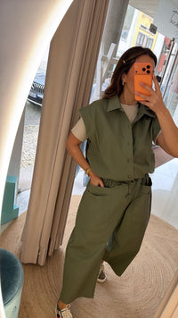 Macacão verde militar