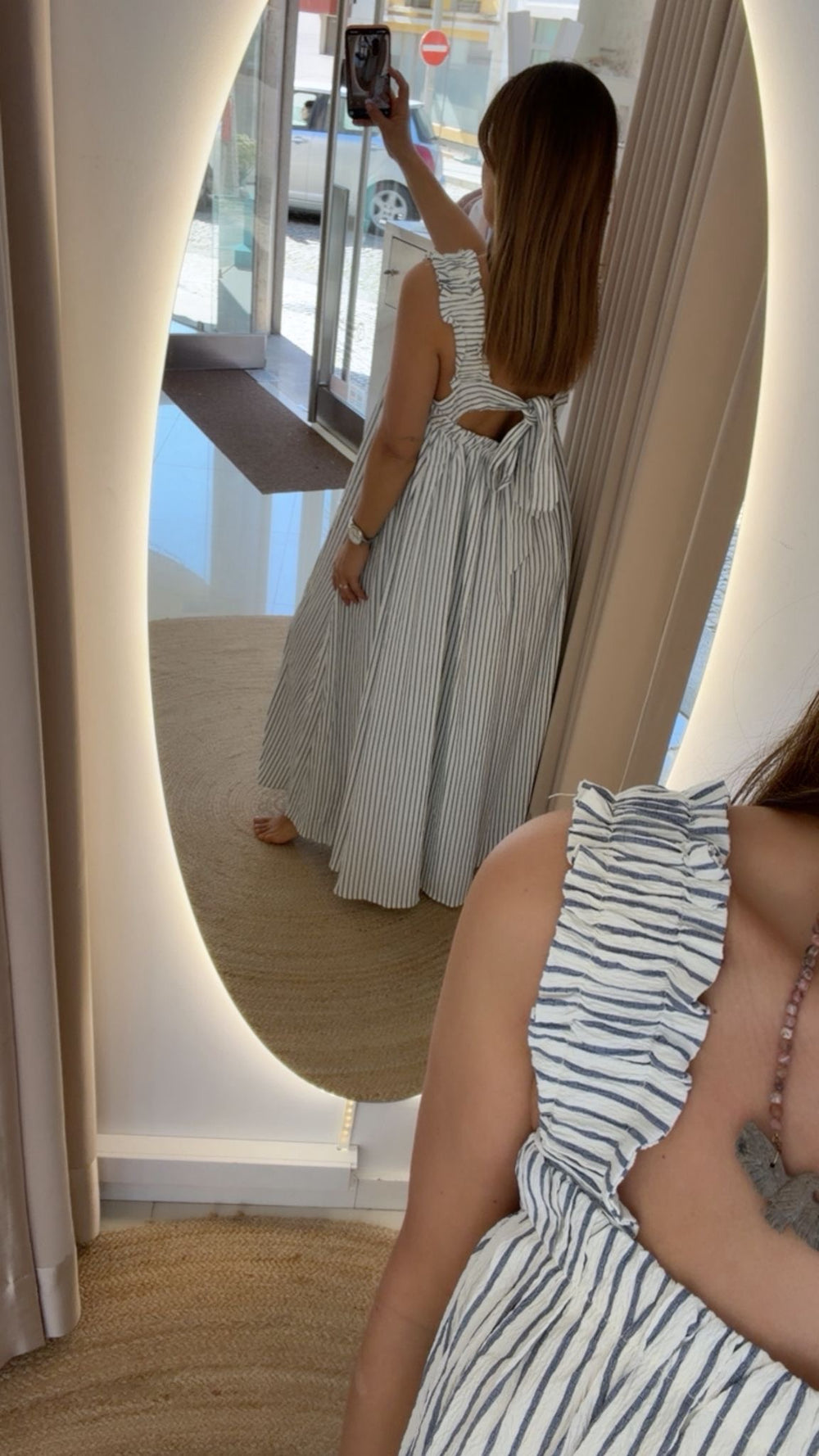 Vestido laçada