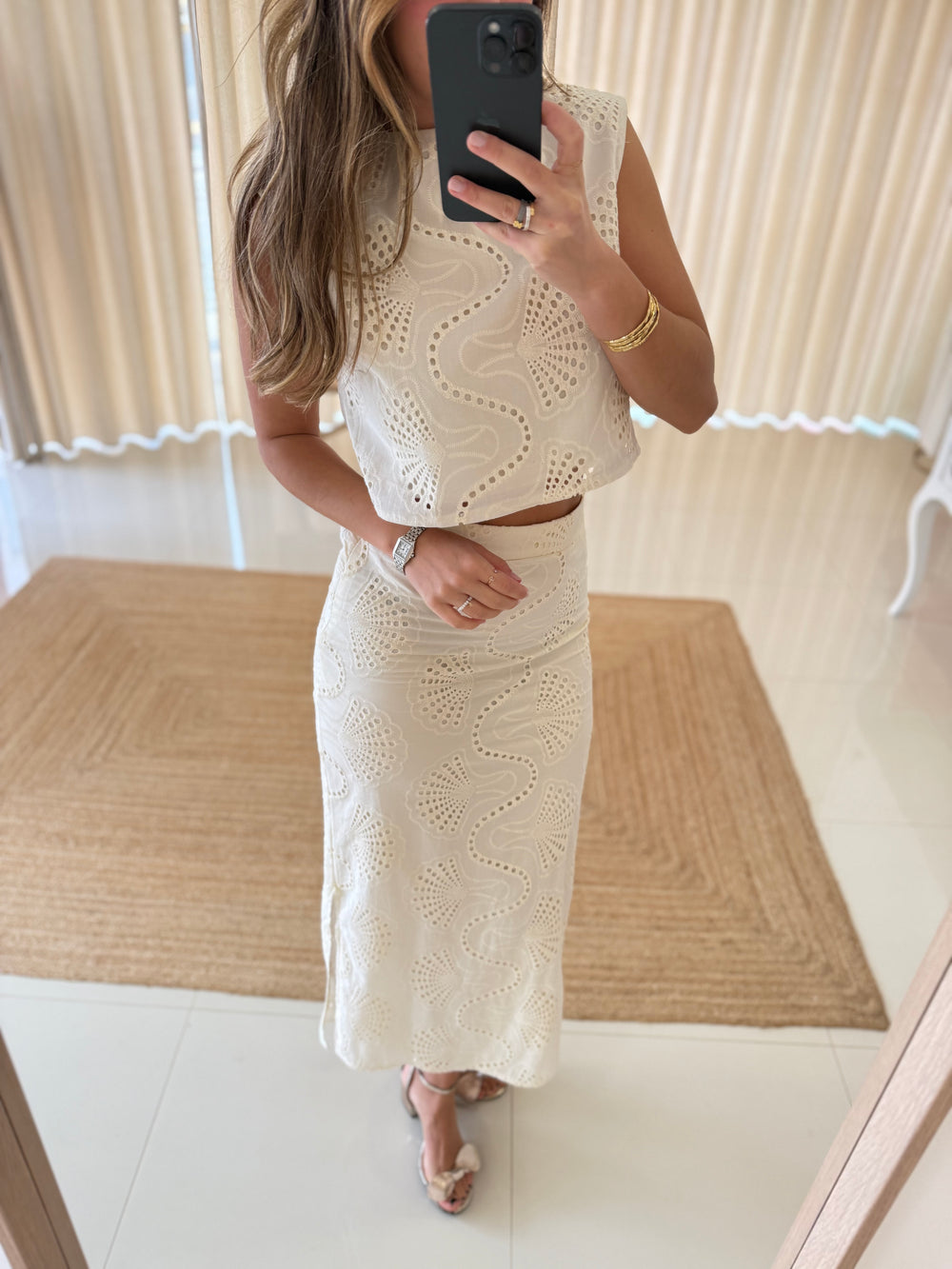 Conjunto mermaid branco