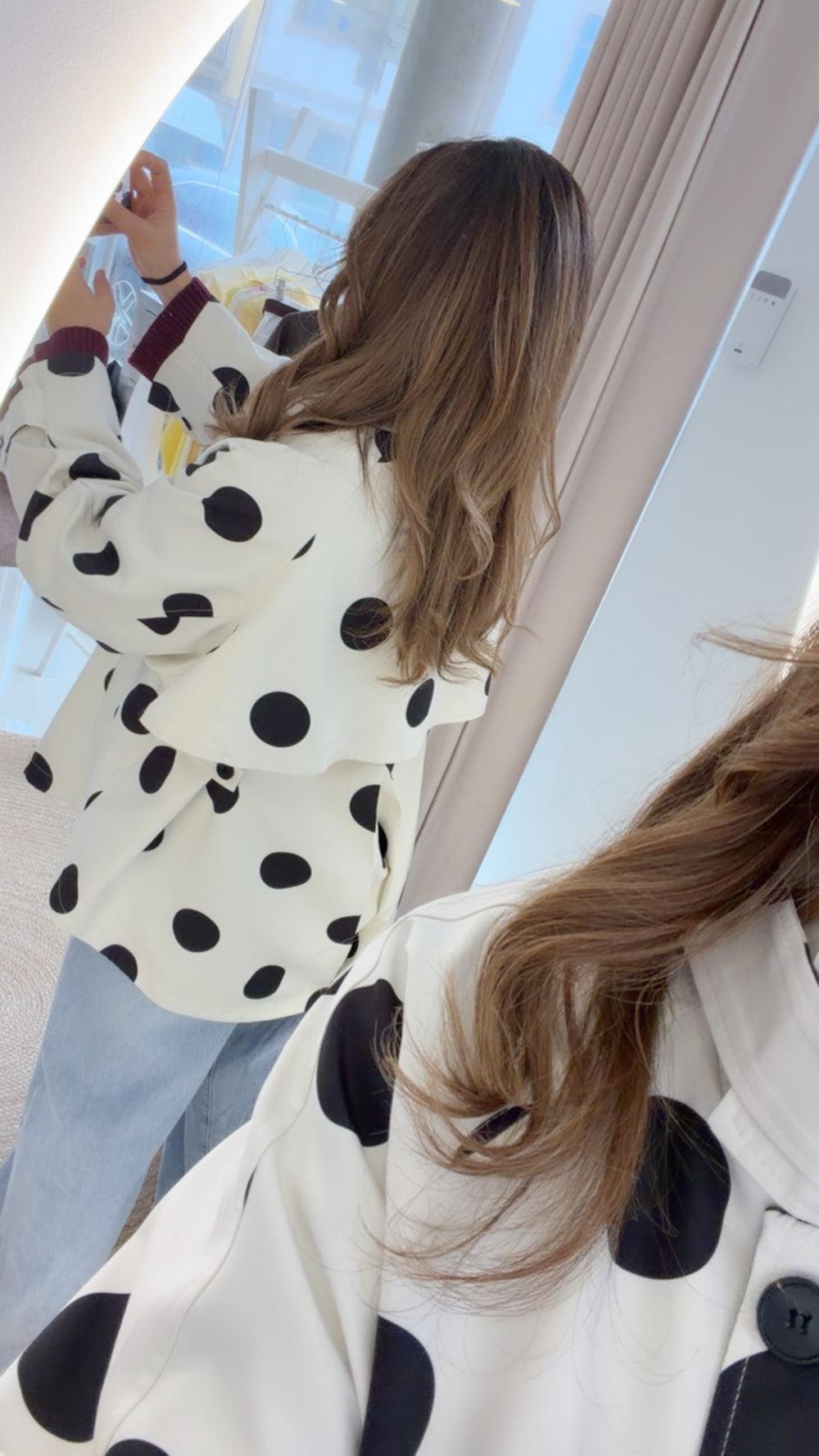 Parka Bolas Pretas
