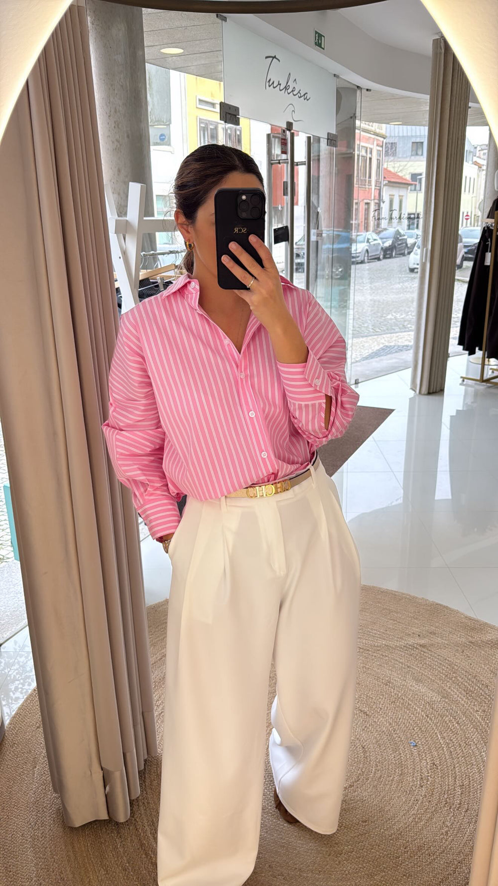 Calça Clássica Branca