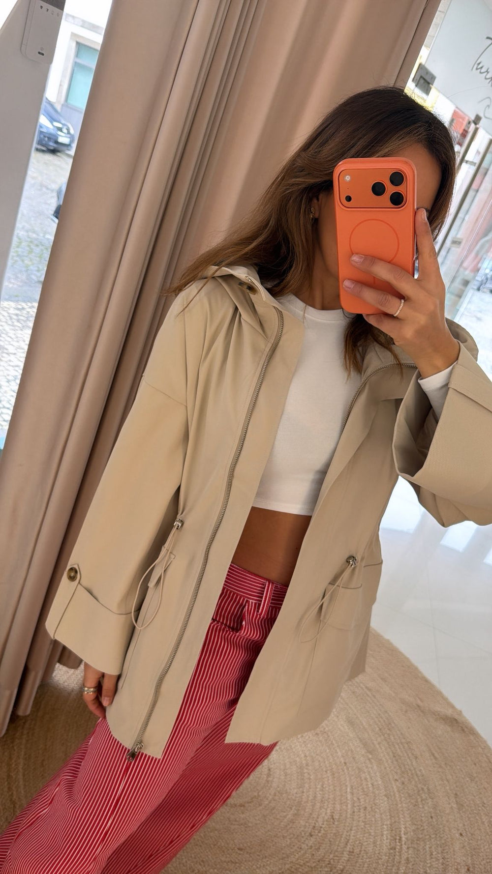Parka com capuz