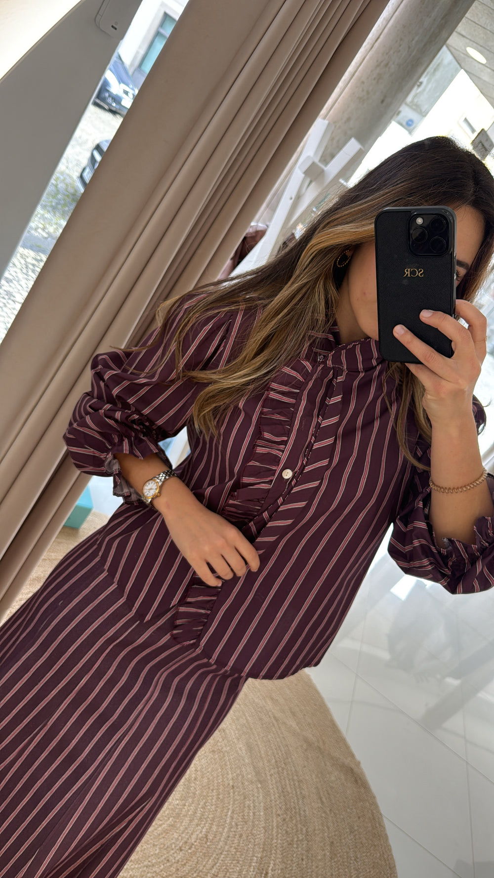 Conjunto camisa e saia