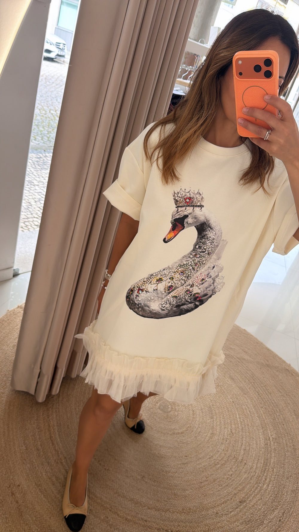 Vestido cisne