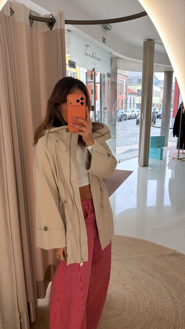 Parka com capuz