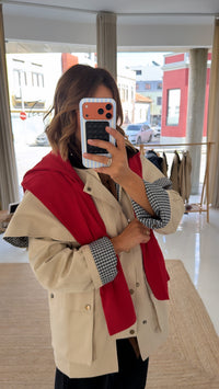 Gabardina capuz
