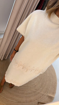Conjunto de malha com renda