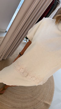 Conjunto de malha com renda