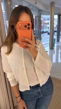Top de malha fina