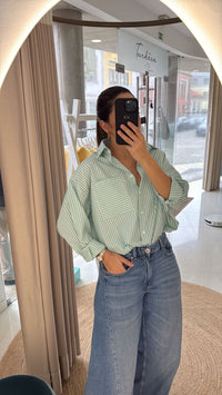 Camisa verde água