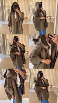 Parka verde caqui