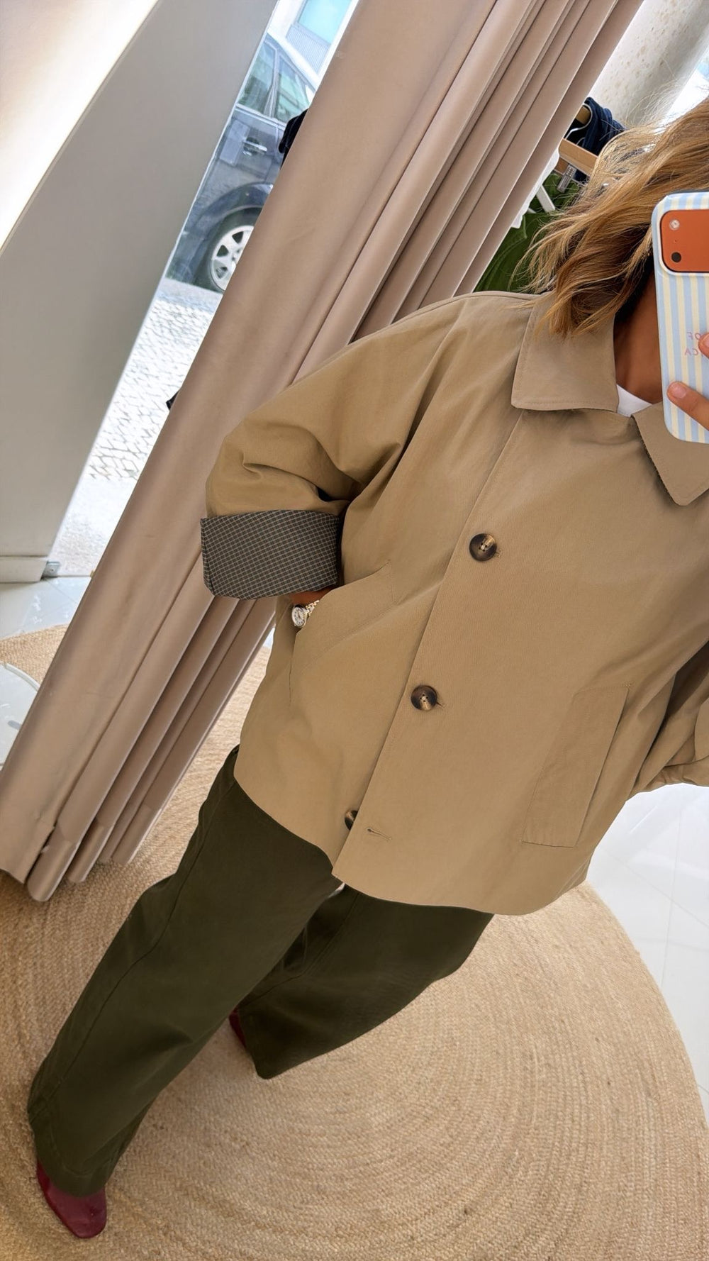 Parka bege