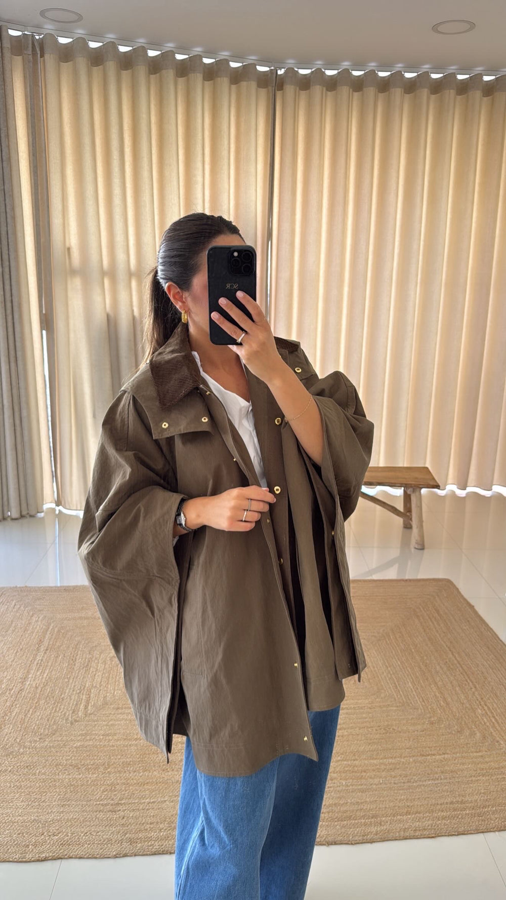 Parka verde caqui