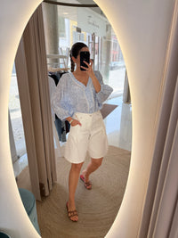 Bermudas ganga brancas