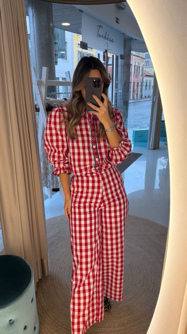 Conjunto Vicky Vermelho