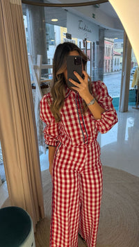 Conjunto Vicky Vermelho