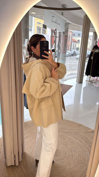 Parka bege claro