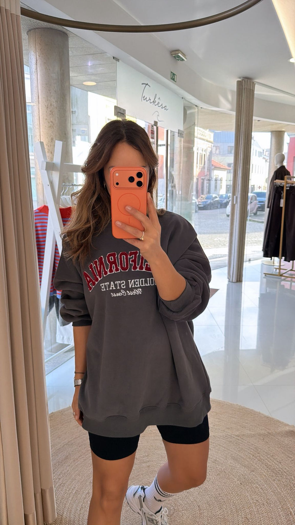 Sweat “Califórnia” Cinza